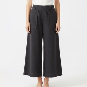 Young, Fabulous & Broke Wide Leg Pull On Linen Blend & Pockets High Rise Pants M